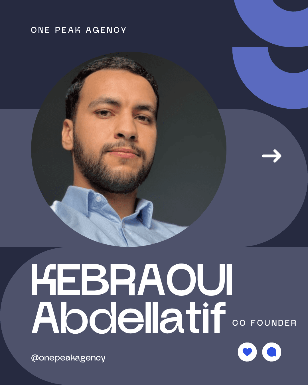 Abdellatif Kebraoui, Co-Founder · Product & Engineering at One Peak