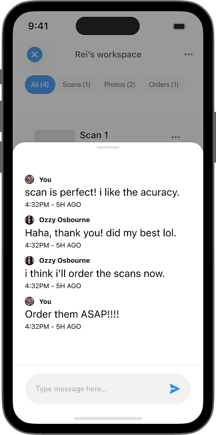 Two-factor authentication screen