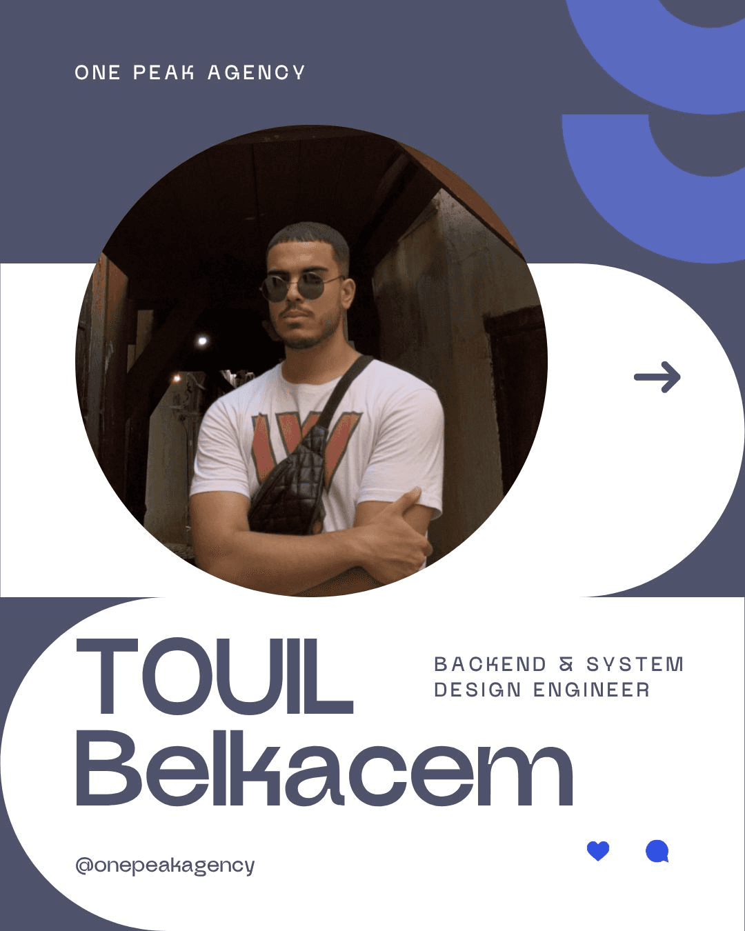 Belkacem Touil, Backend & System Design Engineer at One Peak